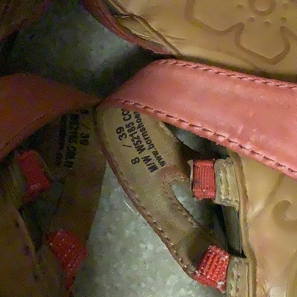 Pink box born shoes heels leather flower 8 - Picture 6 of 6